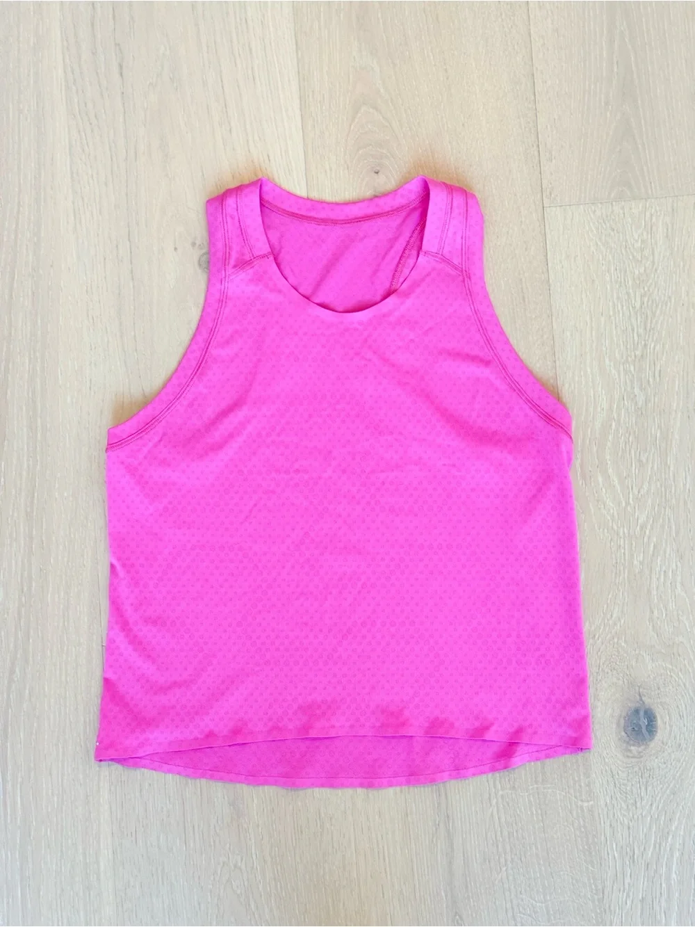 Lululemon Hot Pink Racerback Running Tank Top